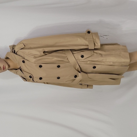 London Fog Plus Double Breasted Belted Trench Coat - Picture 9 of 15